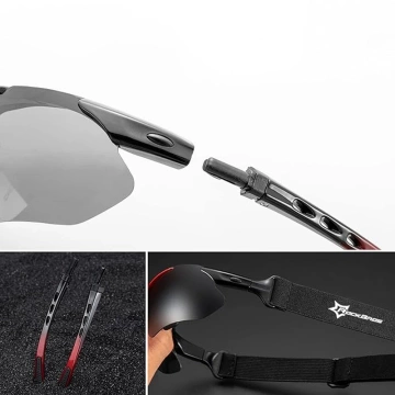 Okulary rowerowe Rockbros 10134PL polaryzujące - niebieskie