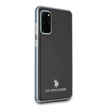 Etui na telefon US Polo Shiny do Samsung Galaxy S20 Plus czarny /black