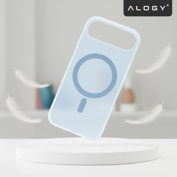 Etui do Apple iPhone 17 Air – matowa obudowa do MagSafe z ochroną obiektywu, smukłe i odporne na zarysowania, idealne dopasowanie – Alogy Skinny MatteCase™ Sky Blue