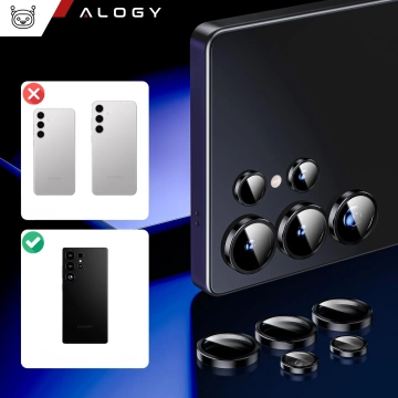 Szkło do Samsung Galaxy S25 Ultra nakładka na aparat obiektyw obiektywy aparatu Alogy ProCam Shield™️ osłona ochronna