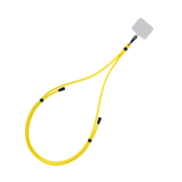 Universelles Smartphone-Lanyard 3mk EasyClip Gelb (schwarz)