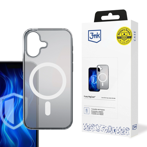 Etui na Apple iPhone 16 3mk Frosty MagCase  White
