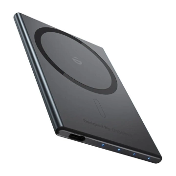 Powerbank Magnetisch Choetech Schwarz 2000mAh Dünn 5W Schwarz