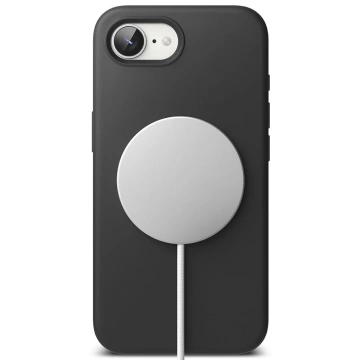 Etui Ringke Silicone Magnetic MagSafe do iPhone 16e Black