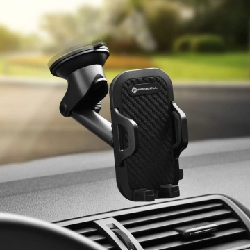 Forcell F-GRIP Carbon Bracket Autohalterung Verstellbar für Windschutzscheibe