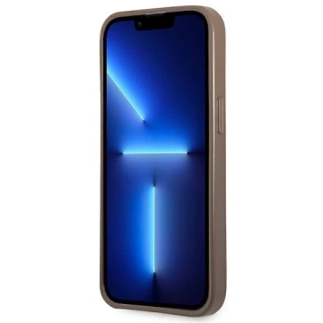 Etui Guess GUHCP13LP4TPW do iPhone 13 Pro / 13 6,1" hardcase 4G Triangle Logo Cardslot