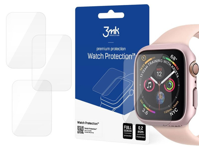Folia ochronna 3mk x3 Schutz für Apple Watch 6 44mm