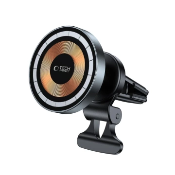 Uchwyt samochodowy indukcyjny magnetyczny MM15W-V5 Magnetic MagSafe Vent Car Mount Wireless Charger 15W do kratki Czarny