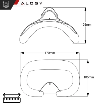 HUB-Splitter Alogy-Adapter für Computer-Laptop mit USB-C auf 3x USB-A 2.0 1x USB-A 3.0 Grau