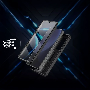 Etui do Samsung Galaxy S25 Ultra obudowa ochronna Tech-Protect Kevlar Cam+ Black