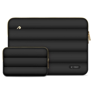 Etui Tech-Protect Puffy 15-16" Black + Mini Pokrowiec