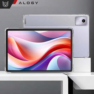 Etui Alogy Shockproof do Lenovo Tab K11 K11E 11” M11 10.95" TB330FU / TB330XU / TB331FC obudowa pokrowiec Przezroczysty
