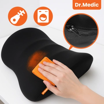 Poduszka do Samochodu pod Plecy Lędźwie DR.MEDIC LumbarRelax™ Ergonomiczna poduszka lędźwiowa na fotel krzesło do auta dla kierowcy pasażera