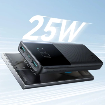 Powerbank Joyroom 10000mAh 25W – szybkie ładowanie 3 urządzeń naraz