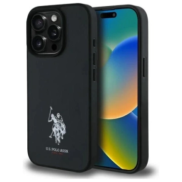 Etui do iPhone 15 Pro Max US Polo Leather DH Color Czarne