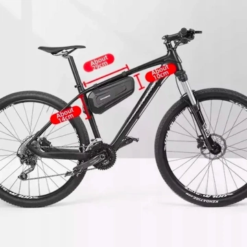 Torba Rockbros B67 na ramę roweru 2,5L Wodoodporna Czarna
