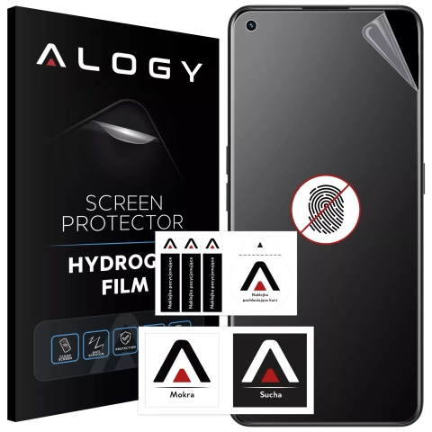 Folia "MATOWA" do Realme GT 2 / GT Neo 2 Hydrożelowa Alogy HydroSkin Matte Pro™ na ekran do etui "BEZ ODCISKU PALCÓW"