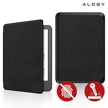 Etui ochronne na czytnik E-Book Alogy ProBook Cover obudowa do Kindle Paperwhite 6 2024 Czarne