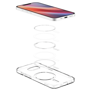 Etui do iPhone 16e Spigen Liquid Crystal Mag MagSafe Clear