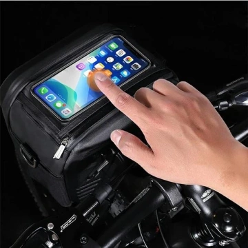 WILDMAN Lenkertasche GS9 3L Fahrradhalterung Schwarz Wasserdicht