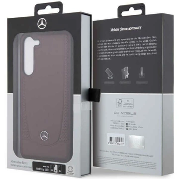 Mercedes Hülle für Samsung Galaxy S23 Plus HardCase Leder Urban Bengale rot