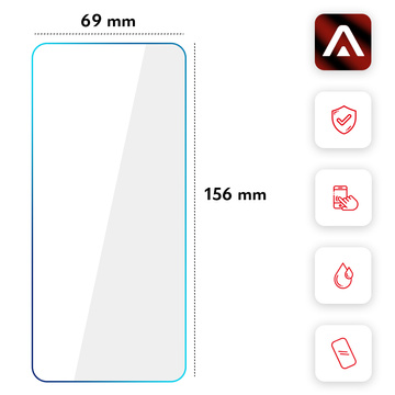 9H Alogy Displayschutzfolie aus gehärtetem Glas für Samsung Galaxy M53 5G