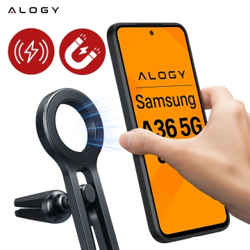 Etui do Samsung Galaxy A36 5G obudowa ochronna na telefon Alogy Matte HybridShield™️ Case Matowe Czarne