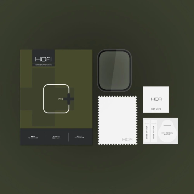 Hofi Hybrid Pro Hybridglas für Xiaomi Redmi Watch 3 Active Schwarz