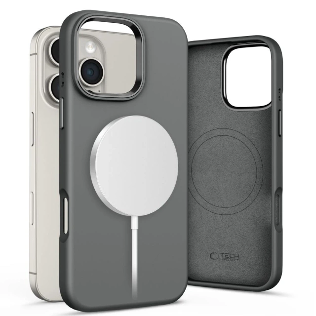 Etui Tech-Protect Silikon Pure MagSafe iPhone 16 Pro Max Clay