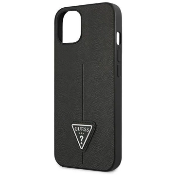 Etui Guess GUHCP13SPSATLK für Apple iPhone 13 Mini 5,4" Czarny/Black Hardcase SaffianoTriangle Logo