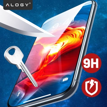 Bruchsicheres 9H-Hybridglas für Zebra TC21/TC26, vollflächig, flexibel und widerstandsfähig, Alogy FlexiGlass™ Volltransparent