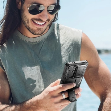 Kevlar Cam-Hülle für Samsung Galaxy S24 Ultra Schwarz