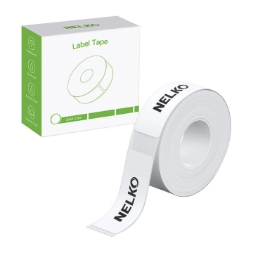Thermoetiketten für Drucker P21 Nelko Weiß 14x40 mm 180 Stk.