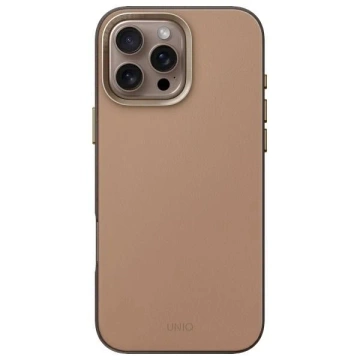 Etui do iPhone 16 Pro Max UNIQ Lyden DS Brązowo-szare MagSafe