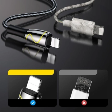 Joyroom Mermaid Serie Kabel USB - Lightning 2,4A 2m schwarz (S-2030K6)