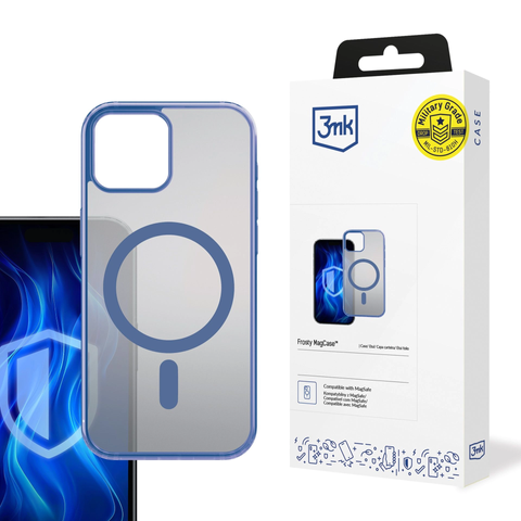 Apple iPhone 14 Plus - 3mk Frosty MagCase Blau