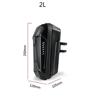 Scooter Case WILDMAN ES8X Max 3L Lenkertasche Schwarz PC