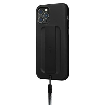 UNIQ etui Heldro iPhone 12 Pro Max 6,7" czarny/midnight black Antimicrobial