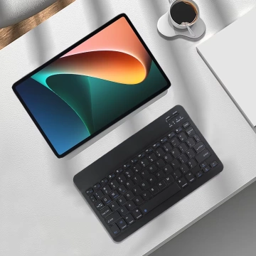 Uniwersalna Klawiatura Bezprzewodowa Bluetooth 10" Windows Android iOS Czarna