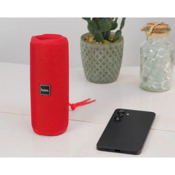 Głośnik Bluetooth HOCO HC16 2×5W 3h Czas Pracy Czerwony
