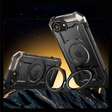Etui Supcase UB Grip MagSafe iPhone 16e Black Ochronne Mocne
