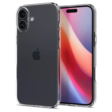 Etui + Szkło do iPhone 16 Spigen Liquid Crystal obudowa ochronna case na telefon Crystal Clear