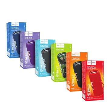 Hoco Tragbarer Bluetooth-Lautsprecher 5.4 2x8W 1500mAh FM/TF/AUX – Schwarz