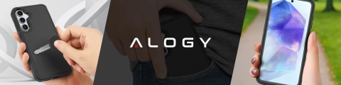 Etui do Samsung Galaxy A56 / A36 5G 2025 Pancerna Obudowa Ochronna na Telefon Wzmocniona Alogy HeavyDuty™️ Case Czarne + Szkło hartowane