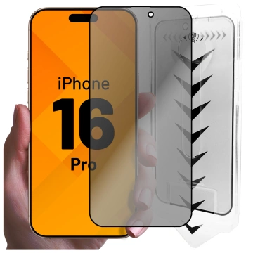 Gehärtetes Glas für Apple iPhone 16 Displayschutzfolie 9H Alogy Heavy Pro™️