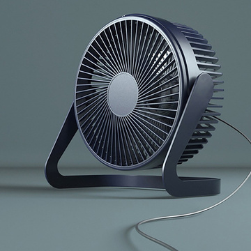 Leiser Tischventilator Alogy tragbarer kabelgebundener USB-Tischventilator Marineblau