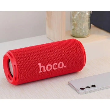 Głośnik Bluetooth Hoco HC27 2×8W Czerwony USB TF FM AUX