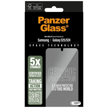 Keramikglas für Samsung Galaxy S25 Ultra PanzerGlass Keramik-Displayschutz