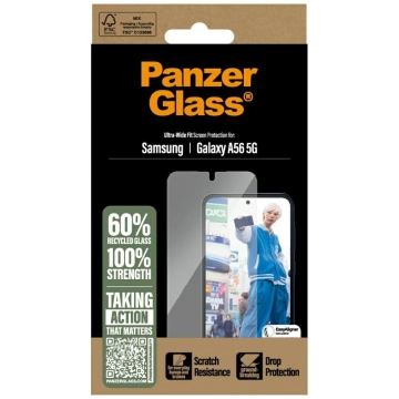 Gehärtetes Glas für Samsung Galaxy A56 5G PanzerGlass Ultra-Wide Fit