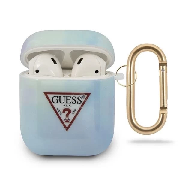 Ratet mal, GUACA2TPUMCGC02 AirPods decken niebieski/blaue Krawatte ab